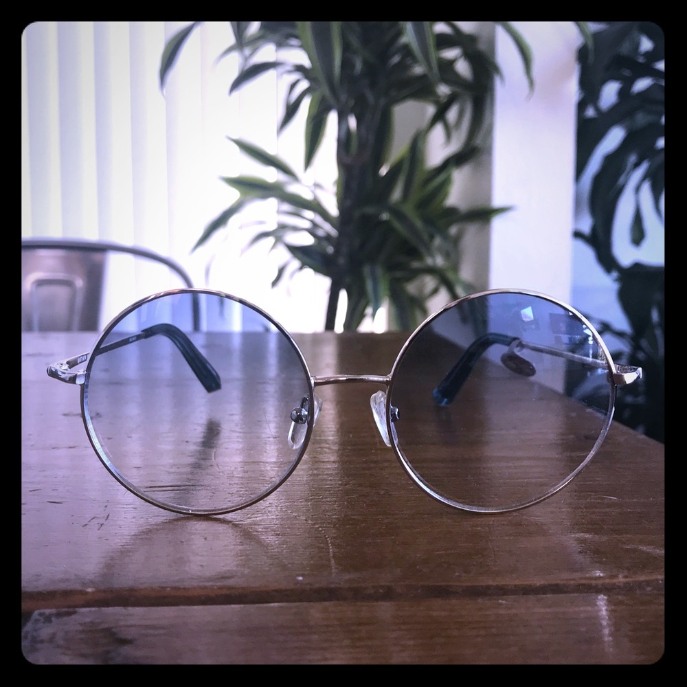 Matthew Williamson sunglasses blue gradient